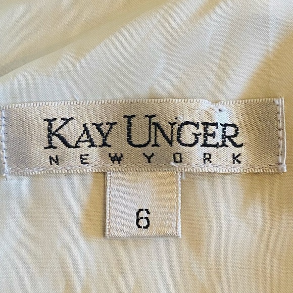 Kay Unger Black and White Sleeveless Dress Size 6 - Picture 14 of 16